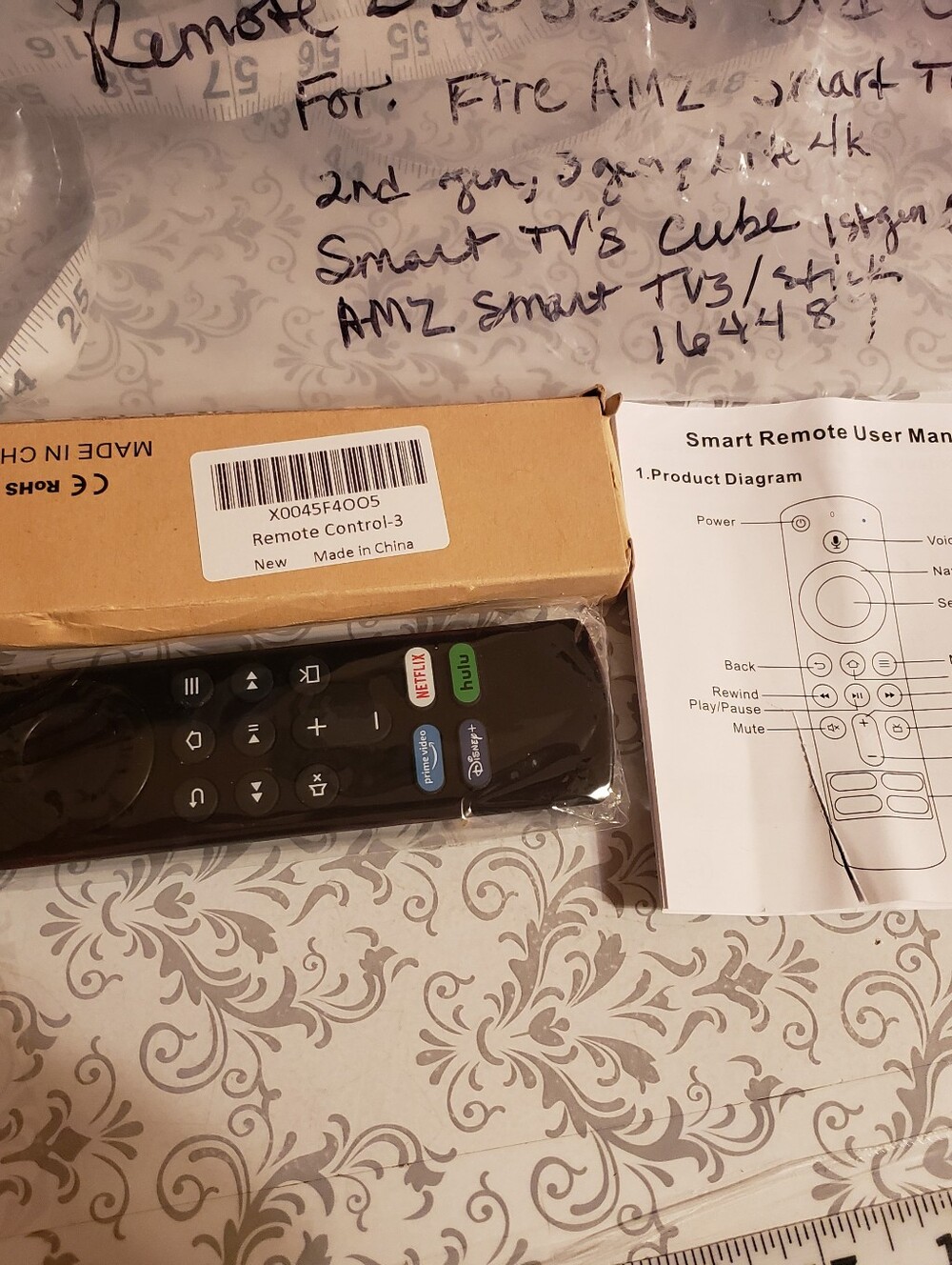 New Voice Remote Control L5B80G for Amazon Fire TV Stick Lite 2/3 Gen